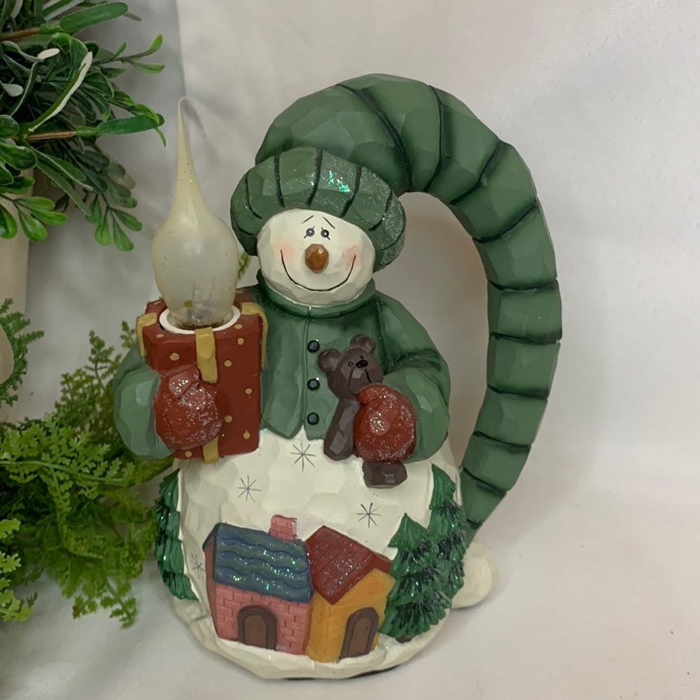 CMI Henton light up resin Snowman night light Christmas decoration